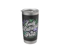 Slightly Distracted from Plants Stainless Steel Insulated Tumbler