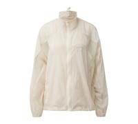 Slightly Sheer Chiffon Inserts Women's Jacket QS Blanc XL