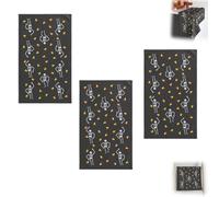 Slightly Subtle Skeleton Hand Towel,Spooky Fun Halloween Desktop Decorations,Bath Towels Featuring Playful Skull Candy Corn Pattern,Fall Beach Towel for Garden Banner(3pcs,12 * 18 in)