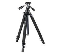 SLIK Pro 400DX Tripod Legs - with 3-Way Pan/Tilt Quick Release Head, for Mirrorless/DSLR Sony Nikon Canon Fuji Cameras and More - Black (615-400)