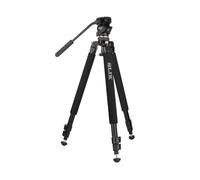 SLIK PRO 520QF Aluminum Video Tripod with Fluid Pan Head