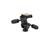 SLIK SH-806E 3-Way Pan/Tilt Head with Quick Release - Supports 12 lbs (5.4 kg), Black (618-806)