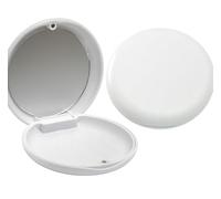 Slim 1" deep Premium Orthodontic Dental Case for Retainers, Bleaching Trays, Dentures White