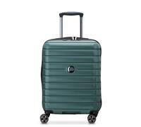 Slim 4 double wheels cabin suitcase Delsey Shadow 5.0 55 cm Vert 35,57 L