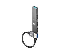 Slim 4-Port USB-Hub, USB-A auf USB-A, 5 Gbit/s - 74456