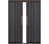 Slim Aluminum Multifold Accordion Door, for Rooms Space-Saving Interior Door for Bathroom, Office, Patio (62x80in(156x203cm))