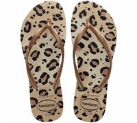 Slim Animals Flip Flops Leopard Print
