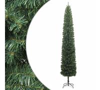 Vidaxl Slim Christmas Tree With Stand 270 Cm Pvc, Green