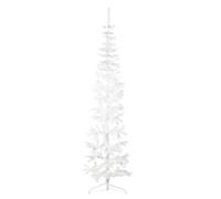 Slim Artificial Half Christmas Tree with Stand Xmas Artificial Tree vidaXL