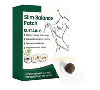 Slim Balance Patch, Supports Metabolism, 12 Pieces, Hunger Control Adhesive, Weight Management Solution, Bloating Relief Solution, for Women, Men, Travel