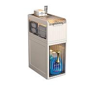 Slim Bathroom Cabinet with 3/4 Drawers 2 Tier Compact Storage Unit Narrow Slide Out Kitchen Trolley Slimline Space Saving Bathroom Shelf Stylish Home Storage Solution