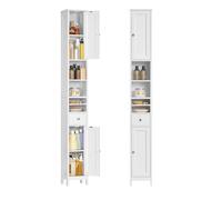 Tall Bathroom Cabinet Slim Bathroom Storage Cabinet Freestanding Narrow Storage