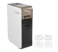 Slim Bathroom Storage Cabinet Space-Saving Plastic for Small Spaces Ideal for Toilets and Bathrooms Compact Design for Efficient nization