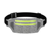 Slim Belt - Slim Fanny Pack for Running | Running Equipment, Outdoor Recreation Accessories for Outdoor Hiking, Cycling Competition, Grey, Consulte la descripción, See description