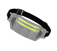 Slim Belt Strap, Running Belt for Phone | Waterproof Bag for Men,Runners Equipment, Outdoor Recreation Accessories for Outdoor Hiking, Compete, grey, Consulte la descripción, See description