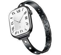 Slim Bling Diamond Compatible with Apple Watch Bracelet Bands for Women 44mm 46mm 45mm 49mm, SNBLK Dainty Sparkly Jewelry Designer Dressy Metal Strap for iWatch Series 11 SE 10 9 8 7 6 5 4 3 2 1 Ultra
