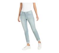 Slim Blue Striped Cool River Trousers - female - MAC - Skinny Fit Jeans - Blue - 3XL - Jeans 3XL