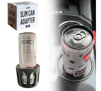 Slim Can Car Cup Holder Insert - Fits 8.4oz & 12oz Red Bull, Celsius, Energy Drinks (1 Pack)