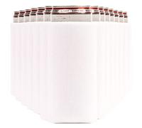 Slim Can Cooler Sleeves (30-Pack) Soft Slim Can Koolie for White Claw Seltzer & Slim Beer - HTV Sublimation Blanks for Vinyl Projects - Skinny Can Koolies Bulk - Tall Can Coolies for Slim Cans (White)