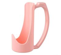 Slim Can Holder with Ergonomic Handle for 12oz Cans, Portable Beverage Carry Rack for Soda, Energy Drinks, and Juices, Lightweight Organizer for Gym, Picnic, Tailgating(Pink)