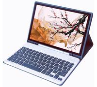 Slim Candy Colors Keyboard Case Compatible with Samsung Galaxy Tab S9 11 Inch 2023 Model SM-X710/X716B/X718U with S Pen Holder, Mutil Angles Stand Cover Detachable Wireless Keyboard (Dark Green)