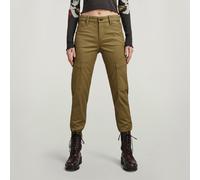 Slim Cargo Pants - Green - Women 27-30