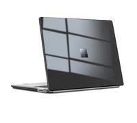 Slim Case for 13.5" Microsoft Surface Laptop 3/4/5 2022 2021 2019 Release with Metal Keyboard (Model: 1951/1868), PC Hard Shell Cover with Shockproof Protective Snap,Frosted Black