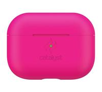 Slim Case for AirPods Pro by Catalyst - Skin for Apple AirPods Pro Charging Case, Interchangeable Colors, Protective Cover Soft Skin, Compatible Wireless Charging - Neon Pink