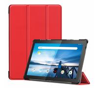 Lobwerk Smart Cover Case for Lenovo Tab M10 TB-X605F 10.1 Inch with Stand Function and Auto Sleep/Wake Function red red