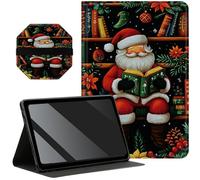 Slim Case for Samsung Tab S10 Plus/ S9 Plus/S9 FE Plus 12.4 inch with S Pen Holder, Multi-Angle Viewing with Auto Wake/Sleep + 1 Screen Clean Pad, Santa