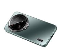 Slim Case for Xiaomi 17 Ultra, Camera Protection Flip Hidden Kickstand Case Cool Frosted Drop Protection Shell,Green