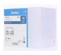 Slim CD Box, pack of 20, transparent, value pack