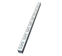 Slim Channel Drain Kit 1M Stainless Steel Trench Grate(Silver,100x7x3cm)