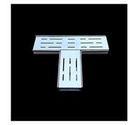 Slim Channel Drain Kit - Stainless Steel Trench System with 90° Elbow for Outdoor Use - Ideal for Backyard, Garage, and Floor Drainage Solutions
