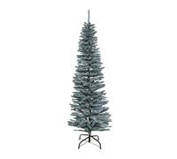 Slim Christmas Tree Pencil Frosty Green Artificial Bushy Pine XMAS Decor 4FT UK