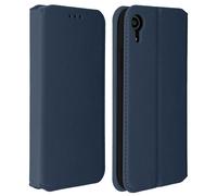 Slim Classic Edition stand case with card slot for iPhone XR - Dark blue