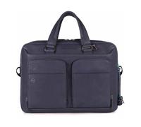 Slim Computer Bag 15" with iPad Compartment - unisex - Piquadro - Laptop Bags & Cases - Blue - ONE SIZE - Bags ONE SIZE