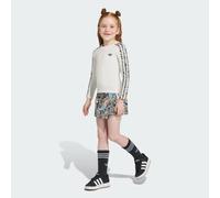 SLIM CROP 3-STRIPES LONG SLEEVE TOP/REGULAR WRAP SKORT SET