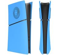 Slim Digital Edition Cover Plates with Cooling Vents for New PS5 Slim Console, Shell Panels Compatible with New PlayStation 5 Slim Accessories Protective Replacement Faceplate (Starlight Blue)