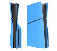 Slim Disc Edition Cover Plates for PS5 Slim Console, Shell Panels Compatible with PlayStation 5 Slim Accessories Protective Replacement Faceplate (Starlight Blue)