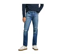 Slim Distressed Casual Jeans - male - Pepe Jeans - Slim Fit Jeans - Blue - W36 L32 - Jeans W36 L32