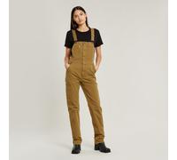 G-Star Women's Slim Dungaree , Brown (dk mustard D25996-D922-1377), M