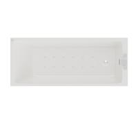 Slim Edge 12 Jet Chrome Easifit Single Ended Spa Bath | White | Acrylic | 1700mm x 750mm