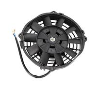 Slim Electric Radiator Cooling Fan Thermo 12V Universal with Mounting Kit for Most Car Models