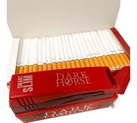 Slim Empty Filter Tubes with Smart Filling Machine - Starter Set - 200 + 10 Tubes - 83mm Length - 20mm Filter - 6.5mm Diameter