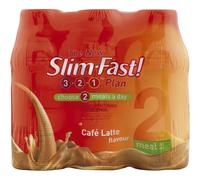 Slim.fast! Cafe Latte Shake 6 x 325ml