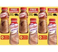 Slim Fast Meal Replacement Shake Protein Bottle 325 Ml - Pack of 6