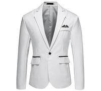 Slim Fit Blazers for Men UK, Smoking Jackets for Men UK, British Blazer Buttons Modern Business Jacket Vintage Smart Blazer Floral Print Stylish Coats Chic Jackets