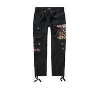 Brandit Iron Maiden Pure Vintage Slim Pants Notb Slacks, Black, XXXXL