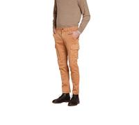 Slim Fit Cargo Trousers in Gabardine L